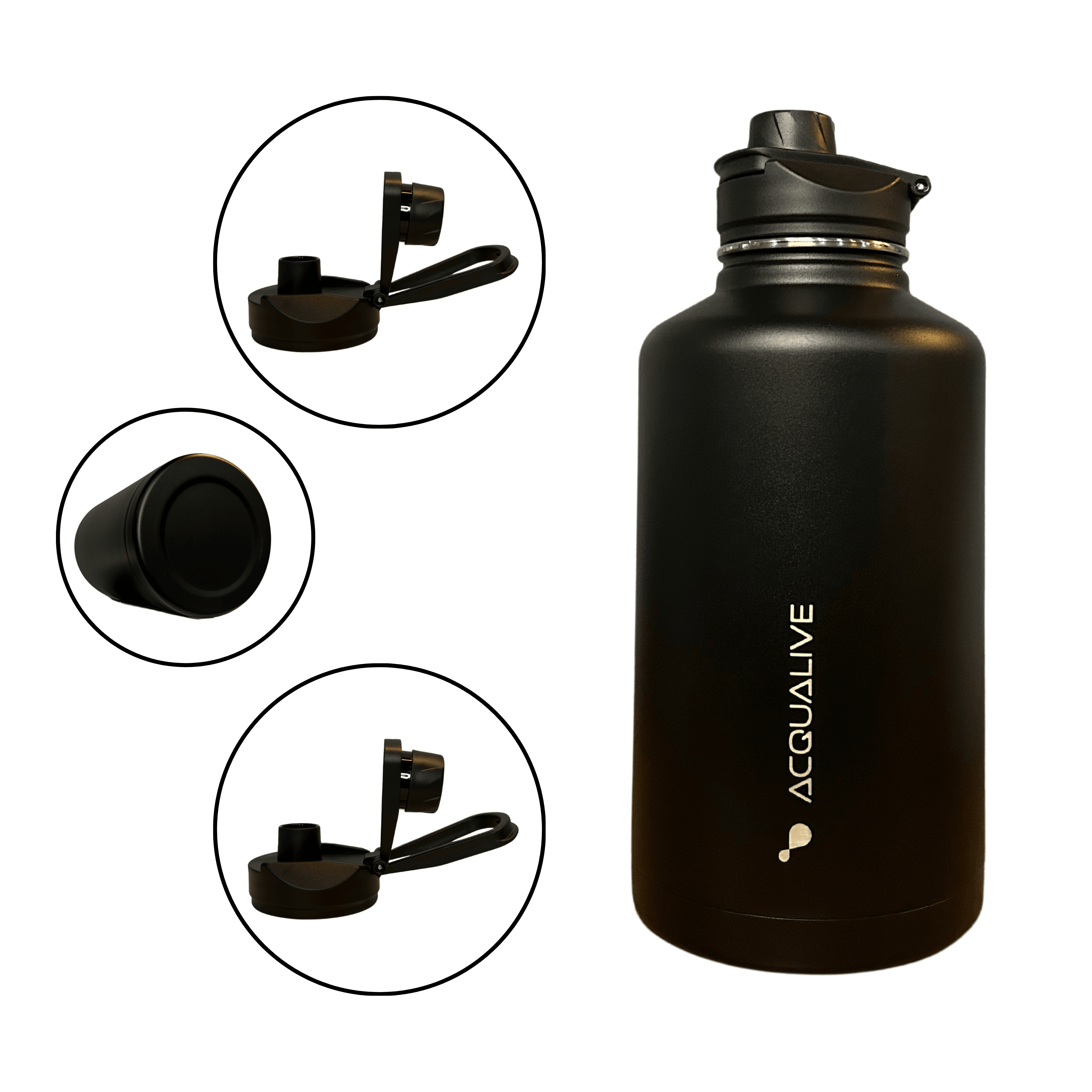 Garrafa Térmica Acqualive Preta - Acqualive