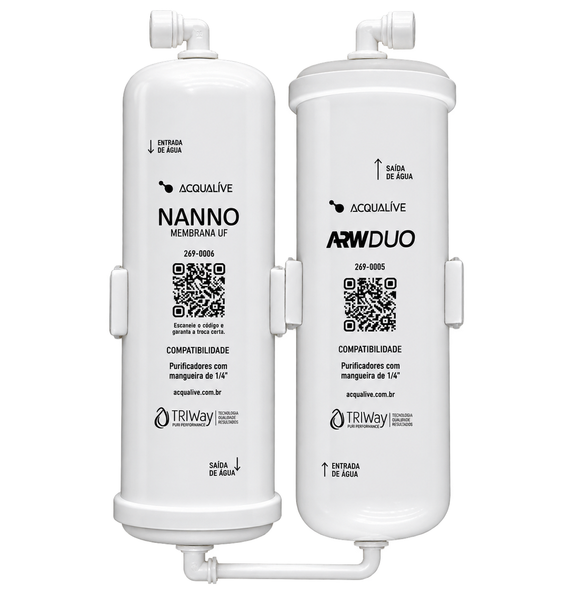 Elementos Filtrantes de Água Alcalina Acqualive Duo Lite