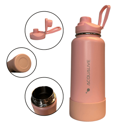 Garrafa Térmica Acqualive Rosa - Acqualive