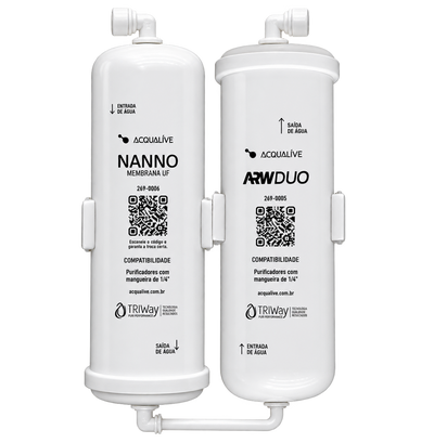 Elementos Filtrantes de Água Alcalina Acqualive Duo Lite