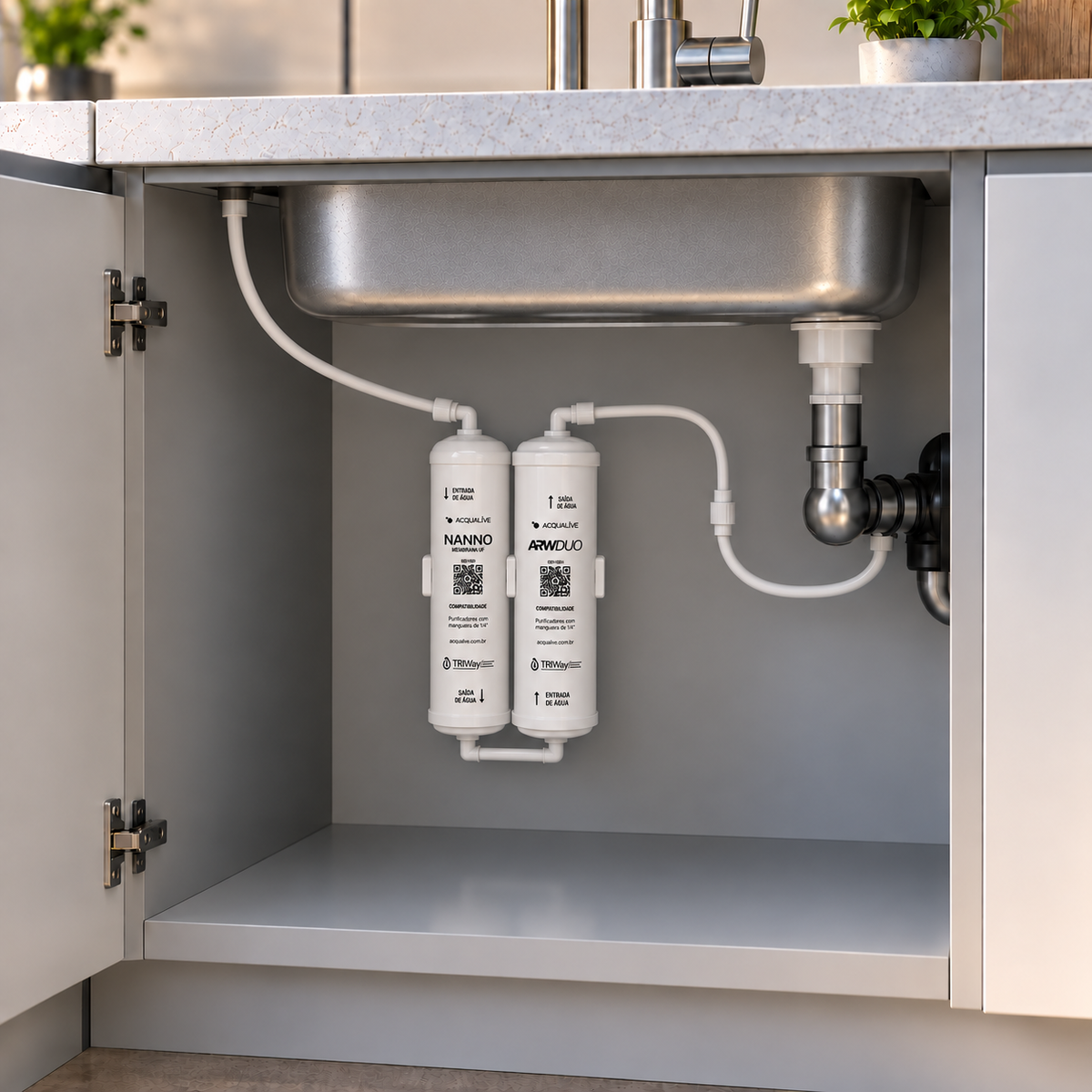 Elementos Filtrantes de Água Alcalina Acqualive Duo Lite